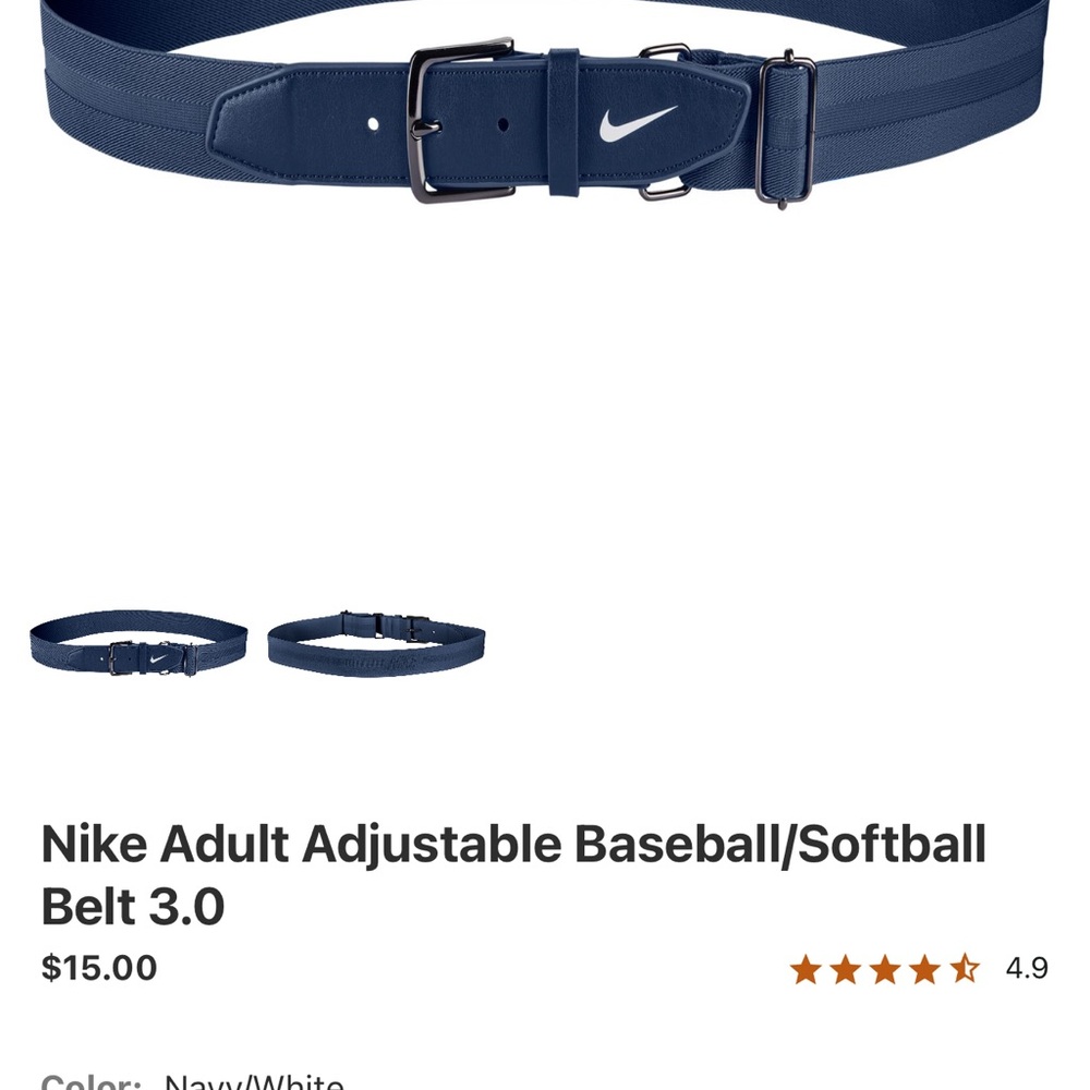 Nike Blue Athletic Bag Durable Design